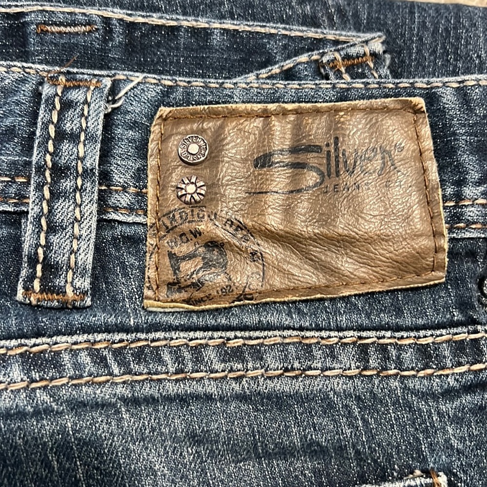 Practically brand new hardly wore Silver jeans